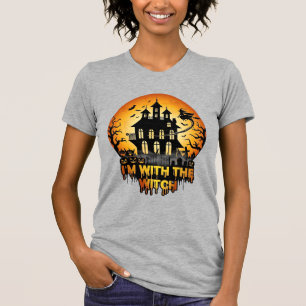 Ik ben Heks Heeft Huis Volle Maan Pompoenen T-shirt