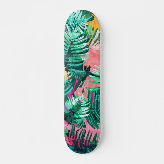 Ik ben helemaal aan palmbomen en 80 graden persoonlijk skateboard (Voorkant)