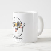 Ik ben helemaal Ei-geciteerd vrolijk ei dragen bri Grote Koffiekop (Voorkant rechts)