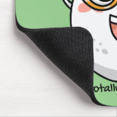 Ik ben helemaal Ei-geciteerd vrolijk ei dragen bri Muismat (Hoek)