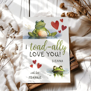 Ik ben helemaal gek op jou Leuke Valentijnsdag Feestdagenkaart