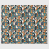 Ik ben helemaal gek op katten cadeaupapier (Vlak)