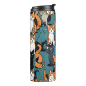 Ik ben helemaal gek op katten thermosbeker (Gedraaid links)