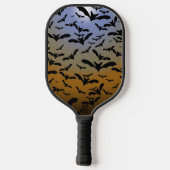 Ik ben helemaal gek van zwarte vleermuizen en mooi pickleball paddle (Achterkant)