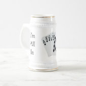 Ik ben helemaal in Stein Bierpul (Voorkant links)