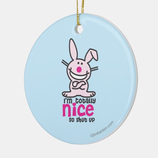 Ik ben helemaal Nice Keramisch Ornament (Links)