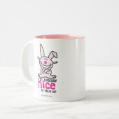 Ik ben helemaal Nice Tweekleurige Koffiemok (Voorkant links)