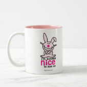 Ik ben helemaal Nice Tweekleurige Koffiemok (Links)