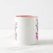 Ik ben helemaal Nice Tweekleurige Koffiemok (Center)