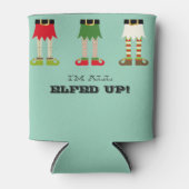 Ik ben helemaal opgefokt! Grappige kerst elven Blikjeskoeler (Voorkant)