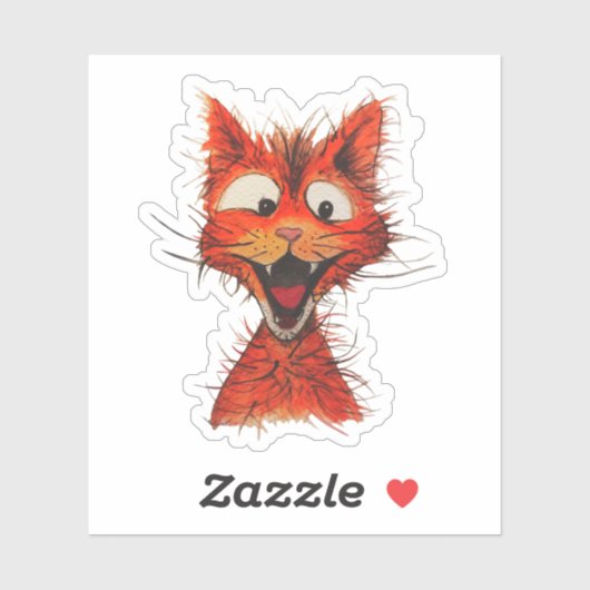 Ik ben helemaal statisch! sticker (Vel)