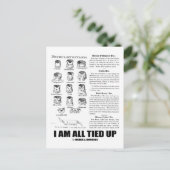 Ik ben helemaal vastgebonden (Stropdas Kennis Humo Briefkaart (Staand voorkant)