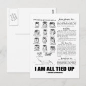 Ik ben helemaal vastgebonden (Stropdas Kennis Humo Briefkaart (Voorkant / Achterkant)