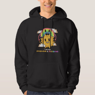 Ik ben helemaal zonneschijn en regenbogen Inspirer Hoodie