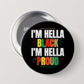 Ik ben Hella Black Ik ben Hella Proud Button (Voorkant /achterkant)
