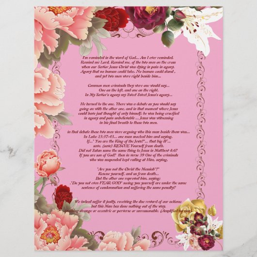 Ik ben Herinnerde Schrijven Gepersonaliseerd Papie (Voorkant)