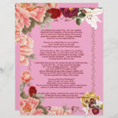 Ik ben Herinnerde Schrijven Gepersonaliseerd Papie (Voorkant / Achterkant)