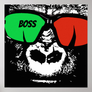 Ik ben het baas poster. poster