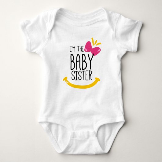 Ik ben het baby Sister T-shirt (Voorkant)