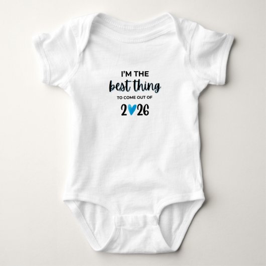 Ik ben het beste dat er in 2026 is gebeurd Baby Bo Romper (Voorkant)
