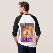 Ik ben het beste T-shirt ontwerp (Achterkant volledig)