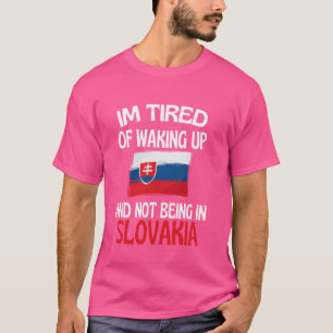 Ik ben het beu om wakker te worden en niet in Slow T-shirt