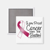 Ik ben het bewijs dat er rotkanker kan worden gesl magneet (Voorkant / Achterkant)