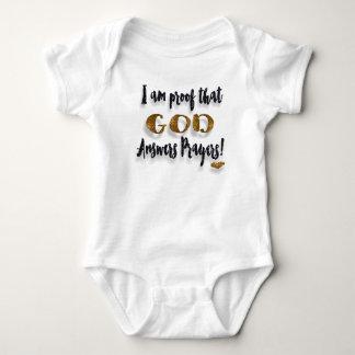 Ik ben het bewijs dat GOD-antwoorden gebeden hebbe Romper