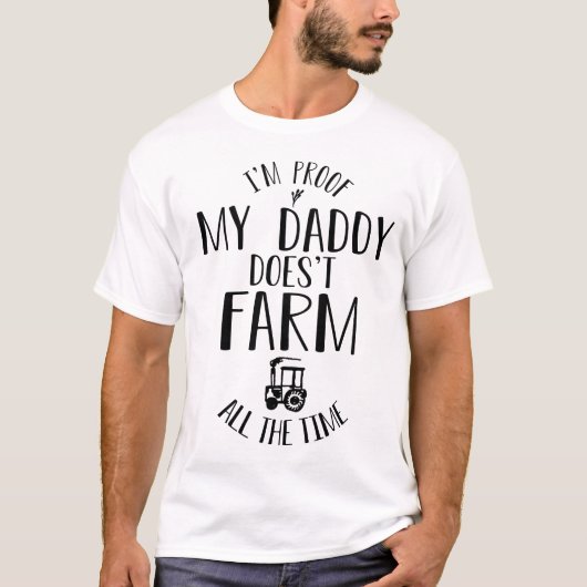 Ik ben het bewijs dat mijn vader niet altijd Boerd T-shirt (Voorkant)