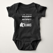 Ik ben het bewijs dat papa geen losse flodders sch romper (Voorkant)