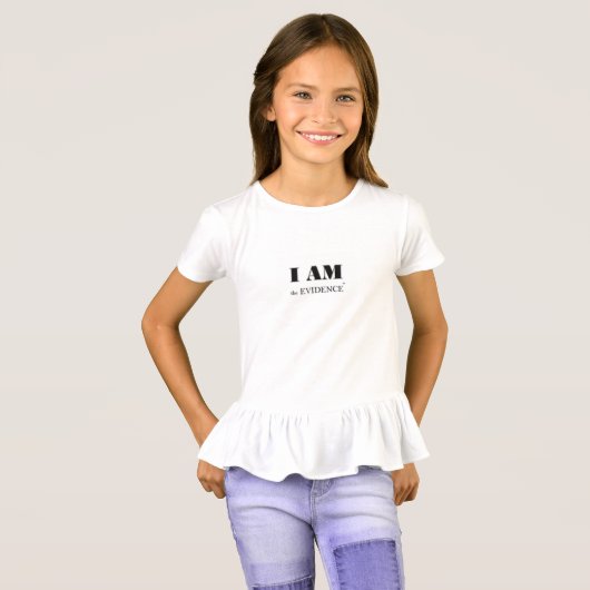 Ik ben het bewijs t-shirt (Voorkant volledig)