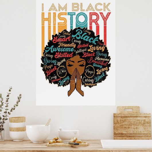 Ik ben het Black History Poster (Keuken)