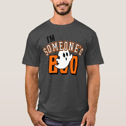 Ik ben het Boo Ghost Halloween Shirt (Voorkant)
