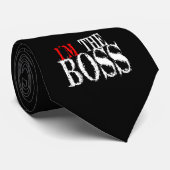 Ik ben het Boss Stropdas (Opgerold)