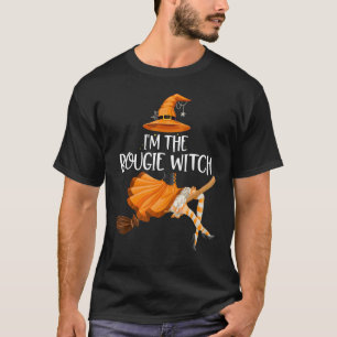 Ik ben het Bougie Heksenmeisje Halloween Matching T-shirt