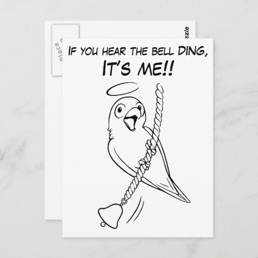 Ik ben het! briefkaart (Voorkant / Achterkant)