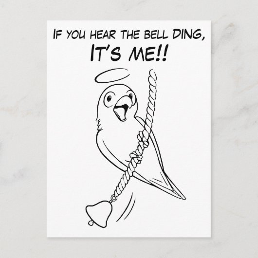 Ik ben het! briefkaart (Voorkant)