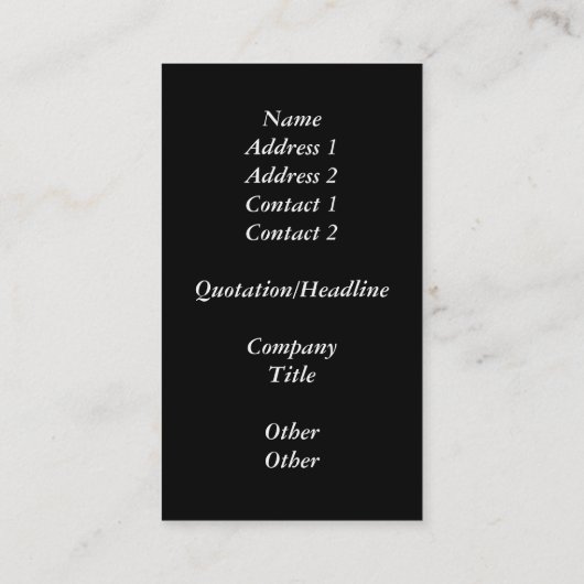 Ik ben het brood van het leven - Heilige Eucharist Visitekaartje (Achterkant)