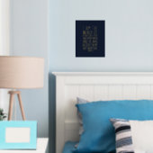 Ik ben het brood van het leven, John 6:35 Folie Afdrukken (Insitu (Slaapkamer))