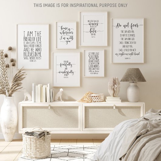 Ik ben het brood van het leven, John 6:35 Poster