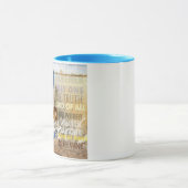 Ik ben het brood van het leven, zei Jezus. Mok (Midden)