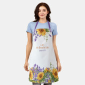 Ik ben het brood van het leven zonnebloemen schort (Gedragen)