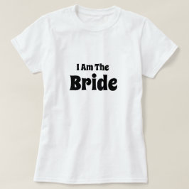 Ik ben het bruid vrouwen basic T-shirt