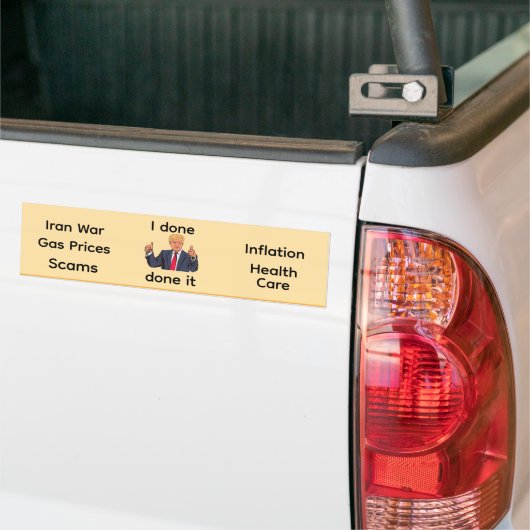 Ik Ben Het Bumpersticker (Op Truck)
