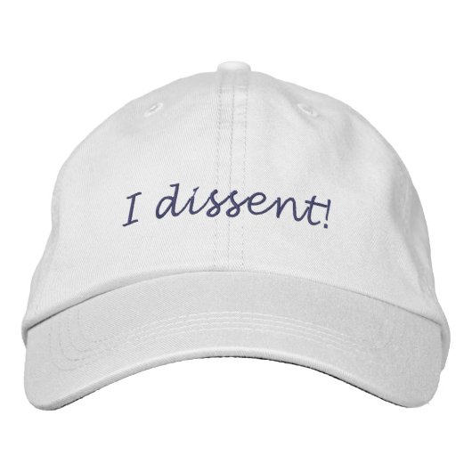 Ik ben het daar niet mee eens! Baseball Cap (Voorkant)