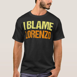 Ik ben het de schuld van Lorenzo Funny Friends Hum T-shirt
