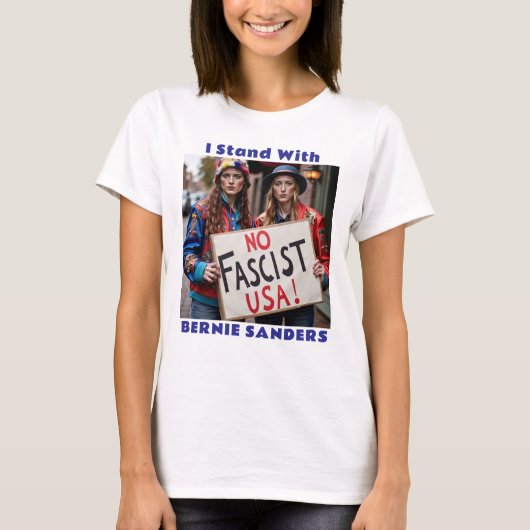 Ik ben het eens met Bernie Sanders T-shirt (Voorkant)
