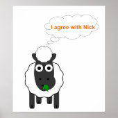 Ik ben het eens met de algemene verkiezingen in he poster (Voorkant)