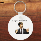 Ik ben het eens met Nick Sleutelhanger (Voorkant)
