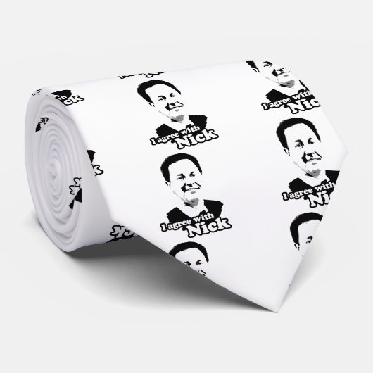 Ik ben het eens met Nick Stropdas (Opgerold)